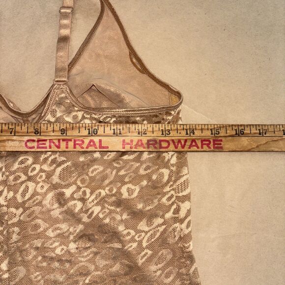 RUBY RIBBON Allure Cami #1762 Beige Leopard Print Size 36 - Picture 4 of 8